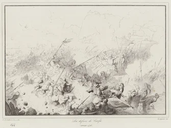 La défense de Corfou, 1716